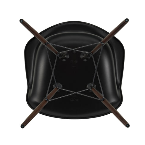Cadeira de Braços em Plástico Eames DAW / Base Ácer Escuro